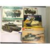 Image 1 : 5 Started 1/35th scale armor model kits LAV-25 Command Vehicle, Leopard 2 A5