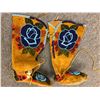 Image 2 : Hand crafted knee high moccasins by native artist Mary Knighthorse. - 15in size 8