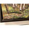 Image 2 : Original Framed Painting "A Story Told" painted by Dobrostanski. - 18in x 24in