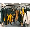 Image 2 : Rack full of football sports wear including shirts, pants and jackets etc. comes with one football h