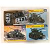 Image 1 : Six 1/35th scale Sherman Tank Models
