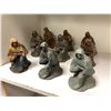 Image 1 : Nine figurine sculptures Approx. 6"