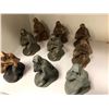 Image 2 : Nine figurine sculptures Approx. 6"