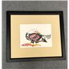 Image 1 : Framed Indigenous art image approx. 30" x 27"