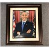 Image 1 : Glass picture frame of former U.S. President Barack Obama
