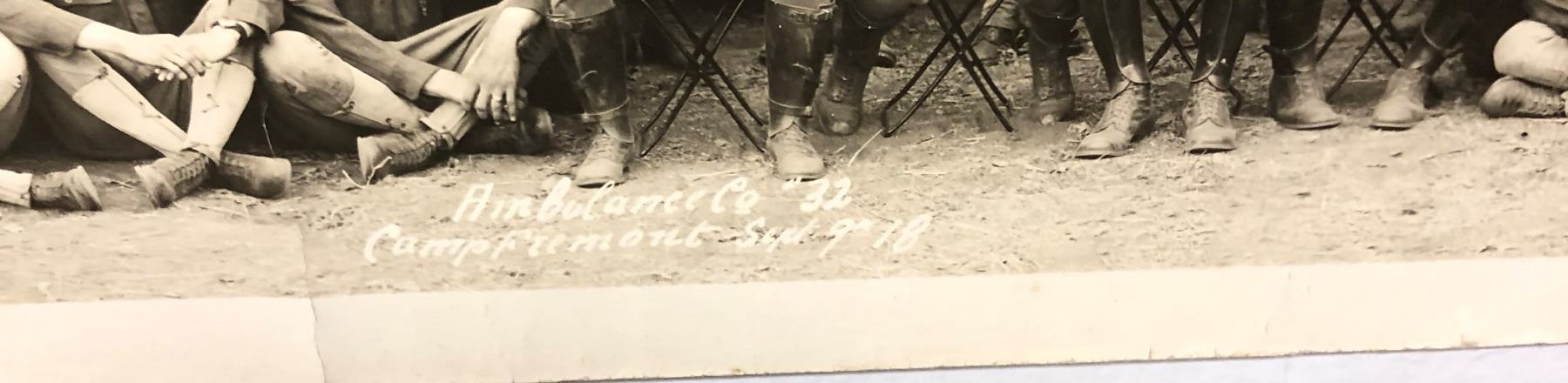 Two Original Black & White Prints - Framed April 1943 96th Battery, 5