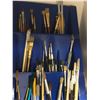 Image 6 : Shelf Lot of Artist Supplies - Oil & Watercolour Paints and Brushes