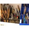 Image 7 : Shelf Lot of Artist Supplies - Oil & Watercolour Paints and Brushes
