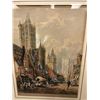 Image 2 : Original coloured pencil drawing signed by artist from the 1700s - approx. 17in x 21in