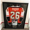 Image 1 : Brian Propp #26 Framed Jersey with the Philadelphia Flyers -  Autographed
