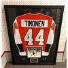 Image 1 : Kimmo Timonen #4 Framed Jersey with the Nashville Predators -  Autographed with COA sticker.