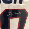 Image 2 : Rogatien "Rogie" Vachon #30 Autographed Framed Jersey with COA sicker