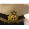 Image 2 : Russian White Top Navel Officers Cap with Badge. (CIRCA 1960's) issued to General Gregor Voiler