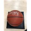 Image 3 : Magic Johnson autographed Basketball in Case - Certified by Hardwood Authentics - Sticker # H11011.