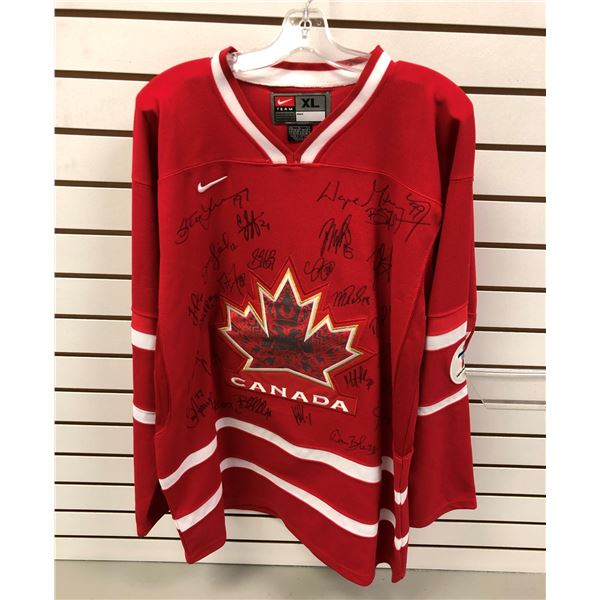 Team Canada Olympic Team Autographed Jersey - ready to be certified