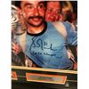 Image 2 : Grant Fuhr of the Edmonton Oilers - autographed framed photo - ready to be certified. 17in x 14in