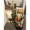 Image 1 : Large lot of K & S Tubing, rods, bars, including plastic, wood dowels and balsa wood.