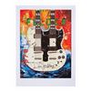 Image 5 : Don Felder's Signed Epiphone G-1275 Double-Neck Electric Guitar and Signed Art Print.