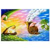 Image 1 : Eugene Poliarush- Original Oil on Canvas "Special Delivery"