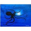 Image 2 : Wyland- Original Painting on Canvas "Octopus"