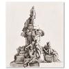 Image 1 : Charles Lynn Bragg, "Goethe Monument" Original Ink and Pencil Drawing, Hand Signed with Letter of Au
