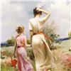 Image 2 : Pino (1939-2010), "Tuscan Stroll" Limited Edition on Canvas, Numbered and Hand Signed with Certifica