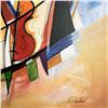 Image 2 : Alfred Gockel, "Party time" Hand Signed Limited Edition on Canvas with Letter of Authenticity.