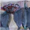 Image 2 : Moshe Leider, Framed Original Mixed Media Watercolor Painting, Hand Signed with Letter of Authentici