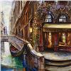 Image 2 : Vadik Suljakov, "Meet Me at Guiseppe's" Original Oil Painting on Canvas, Hand Signed with Letter of 