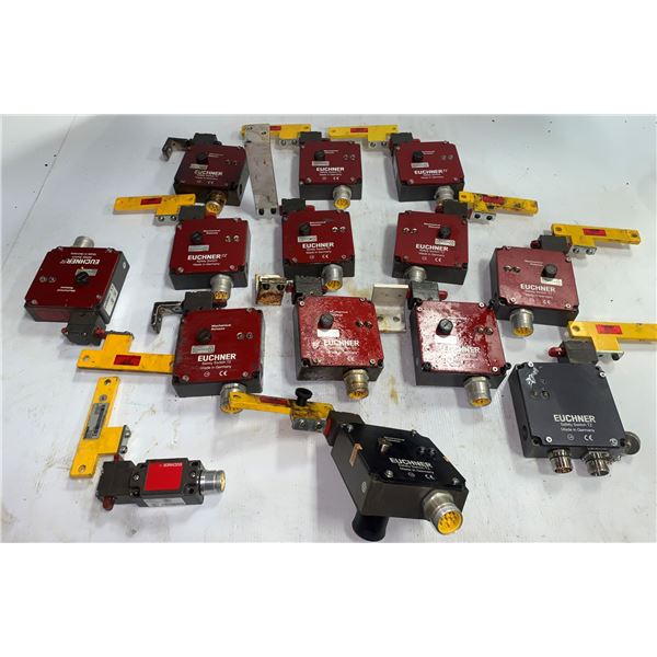 Lot of Euchner Safety Switches (see pics)