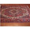 Image 1 : ANTIQUE HAMADAN HAND KNOTTED AREA RUG 6.7x5 #2353793