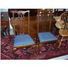 Image 1 : Pair of  American Mahogany Queen Anne Style #2353914
