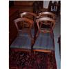 Image 1 : Set of Four Mahogany Early Victorian Dining #2353916