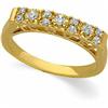 Image 1 : 14K GOLD DIAMOND WEDDING BAND #2353980