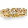 Image 1 : 14K GOLD WEDDING BAND 24 DIAMOND #2353985