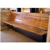 Image 1 : A Wood Fold up Bench With Cast Iron Legs #2354217