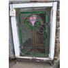 Image 1 : A Set of 3 Leaded/Stained Glass Windows-Floral #2354232