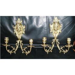 Pair of 19th century Bronze sconces #2354335