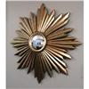 Image 1 : Antique Convex Sunburst Mirror, Circa 1940 #2354338