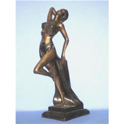 Art Deco Bronze female statue #2354340