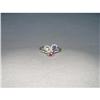 Image 1 : 14K Gold Sapphire Emerald Ruby Diamond Ring #2354416