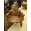 Image 1 : ANTIQUE ARCHITECTURAL ART GEMBOL ROOT CHAIR #2354577