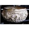Image 1 : LARGE OLD SIAMESE SILVER REPOUSSE BOWL #2367872