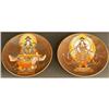 Image 1 : Very Rare Pair Goddess Plates by Satsuma Master#2368201