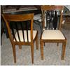 Image 1 : Set of 6 Art Deco Chairs #2368302