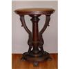 Image 1 : 19c Victorian Mahogany Claw Foot Pedestal Table#2368399