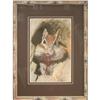Image 1 : Squirrel Peeking, Original Pastel by R. Brown #2390581