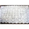 Image 1 : Vintage HANDMADE Needlepoint Lace Tablecloth #2390936