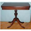 Image 1 : MAHOGANY FLIP TOP GAME TABLE #2390939