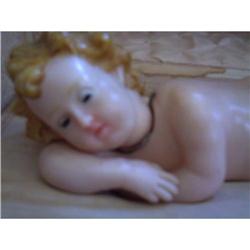WAX BABY JESUS, MUSIC BOX, RELIGIOUS, RELIGION #2391138